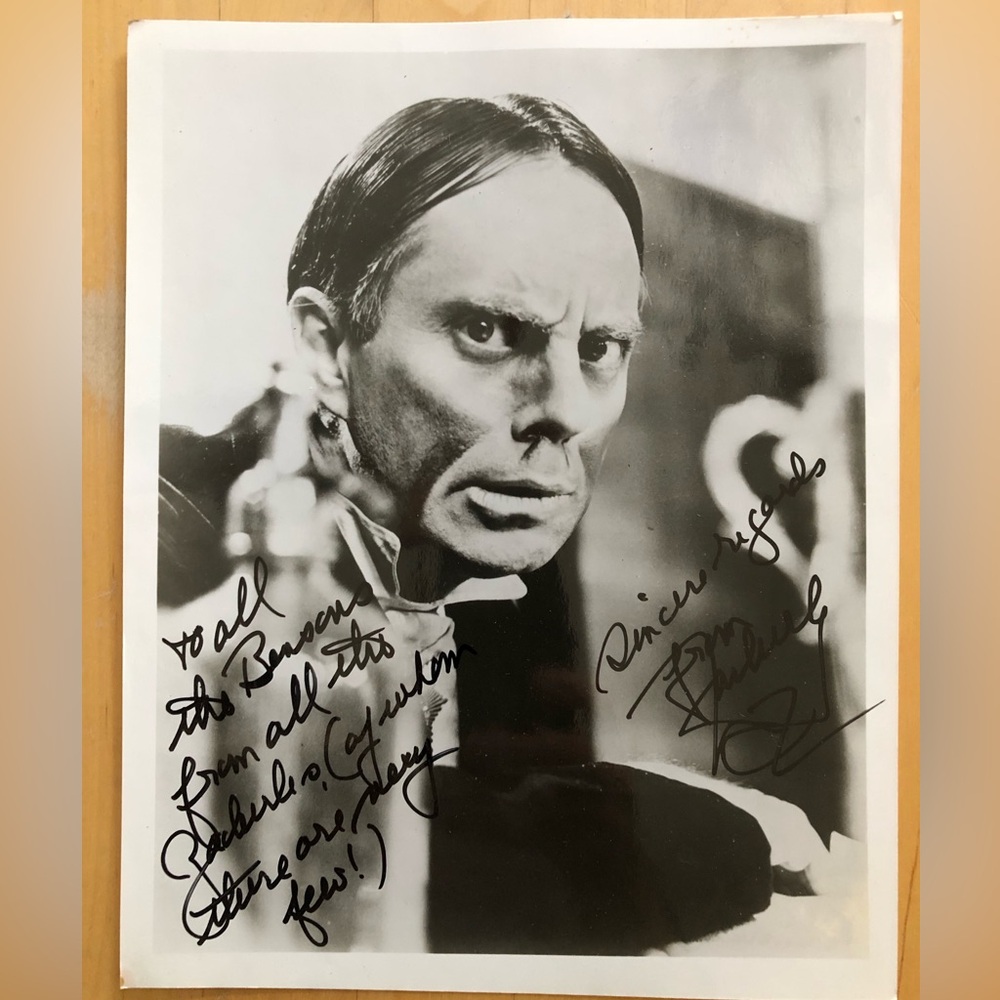 John Zacherly Autographed Photo